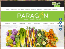 Tablet Screenshot of paragonfresh.com